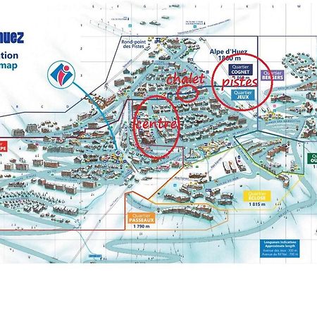 Huez Appartement En Chalet 4 Etoiles מראה חיצוני תמונה