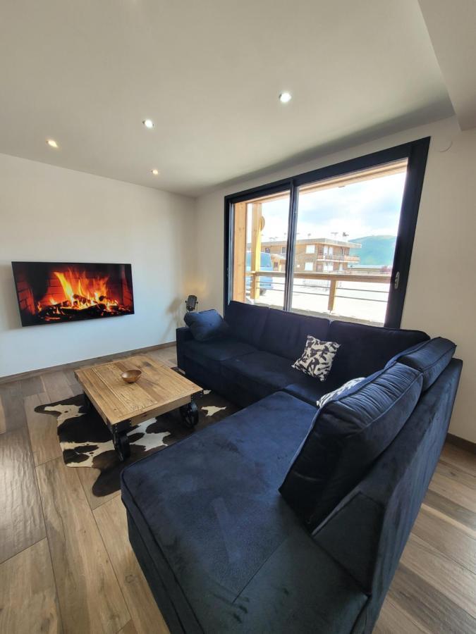 Huez Appartement En Chalet 4 Etoiles מראה חיצוני תמונה