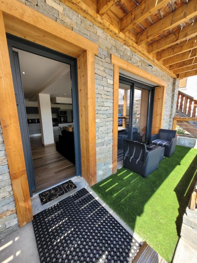 Huez Appartement En Chalet 4 Etoiles מראה חיצוני תמונה
